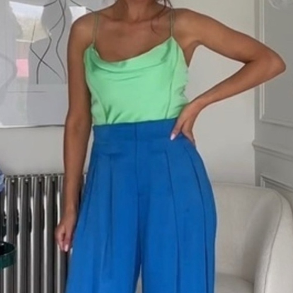 Zara Green Women's Top